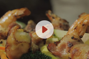 Play video for Chef Luis Makes Bacon-Wrapped Stuffed Shrimp